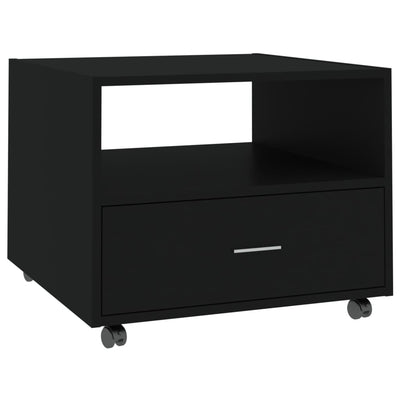 Coffee Table Black 55x55x40 cm Engineered Wood Payday Deals