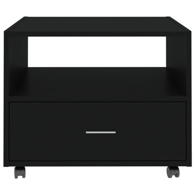 Coffee Table Black 55x55x40 cm Engineered Wood Payday Deals