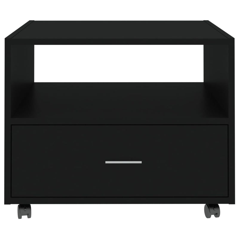 Coffee Table Black 55x55x40 cm Engineered Wood Payday Deals