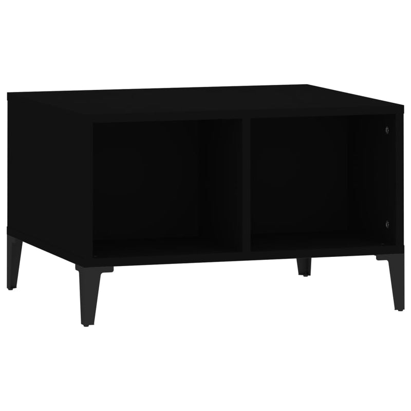 Coffee Table Black 60x50x36.5 cm Engineered Wood Payday Deals