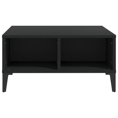 Coffee Table Black 60x60x30 cm Engineered Wood Payday Deals