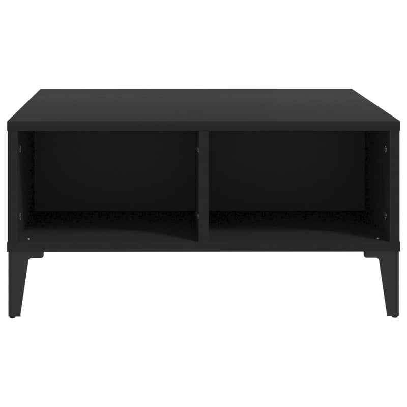 Coffee Table Black 60x60x30 cm Engineered Wood Payday Deals