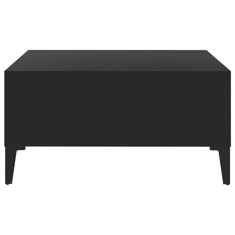 Coffee Table Black 60x60x30 cm Engineered Wood Payday Deals