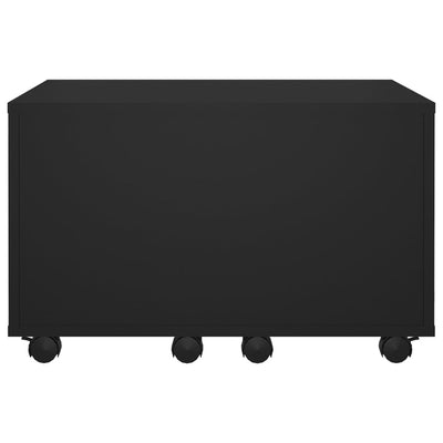 Coffee Table Black 60x60x38 cm Engineered Wood Payday Deals