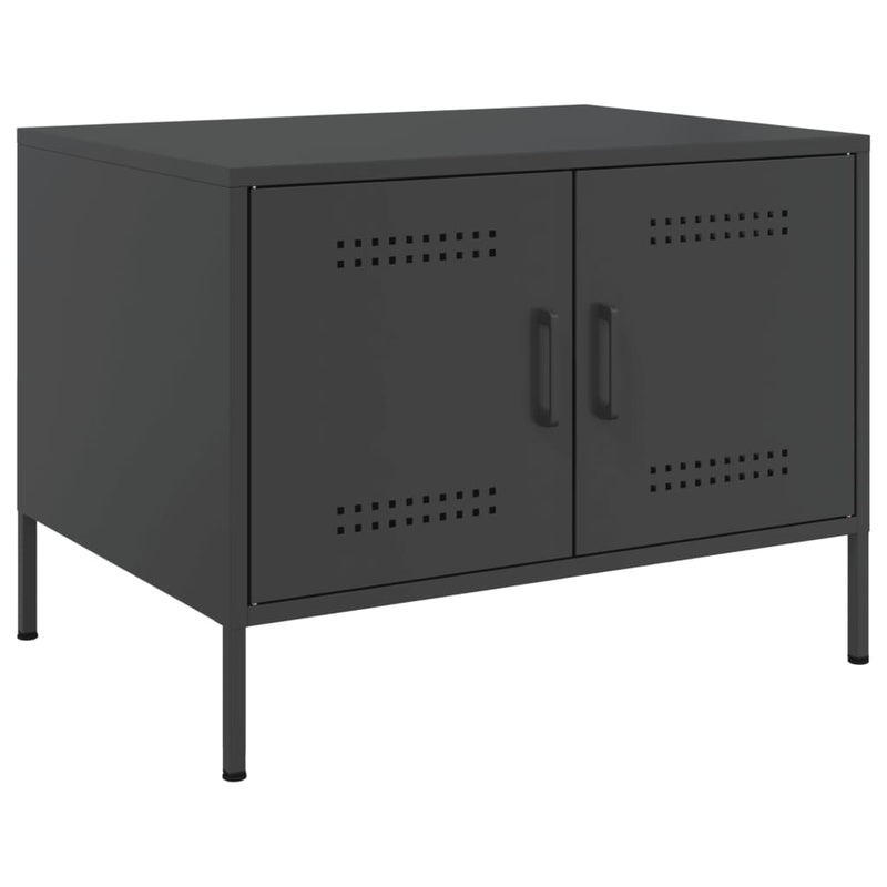 Coffee Table Black 68x50x50.5 cm Steel Payday Deals