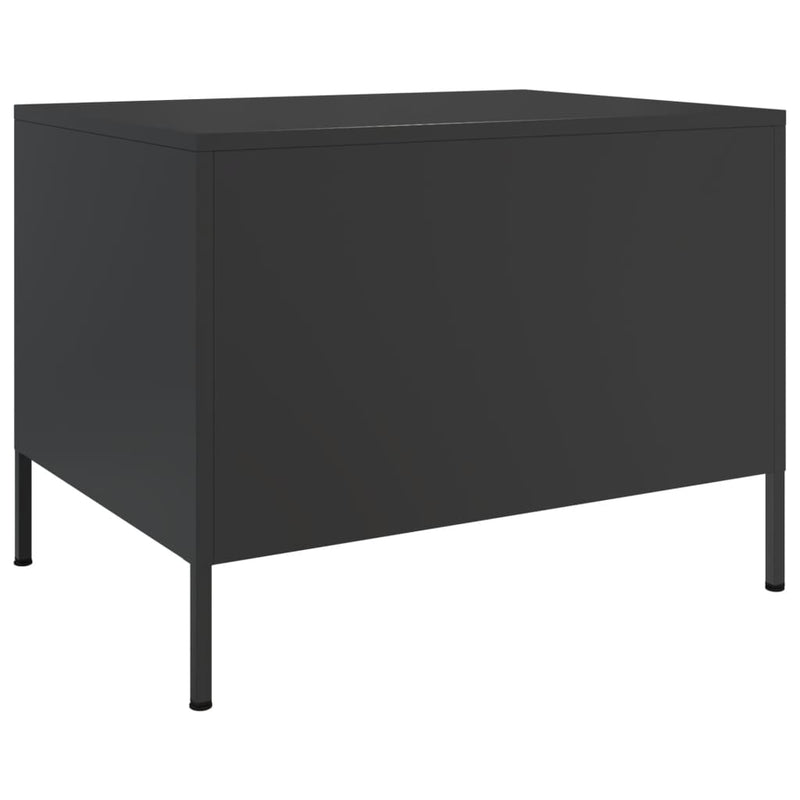 Coffee Table Black 68x50x50.5 cm Steel Payday Deals