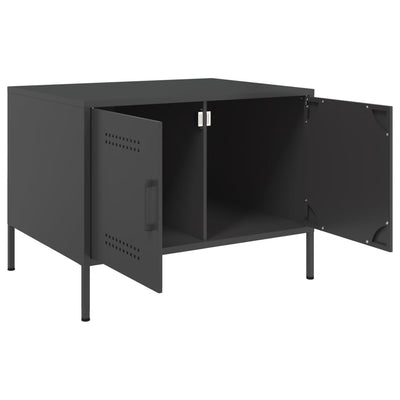 Coffee Table Black 68x50x50.5 cm Steel Payday Deals