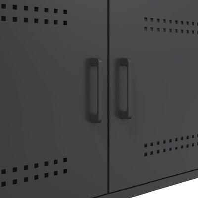 Coffee Table Black 68x50x50.5 cm Steel Payday Deals