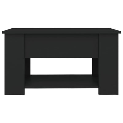 Coffee Table Black 79x49x41 cm Engineered Wood Payday Deals