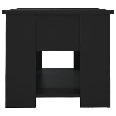 Coffee Table Black 79x49x41 cm Engineered Wood Payday Deals