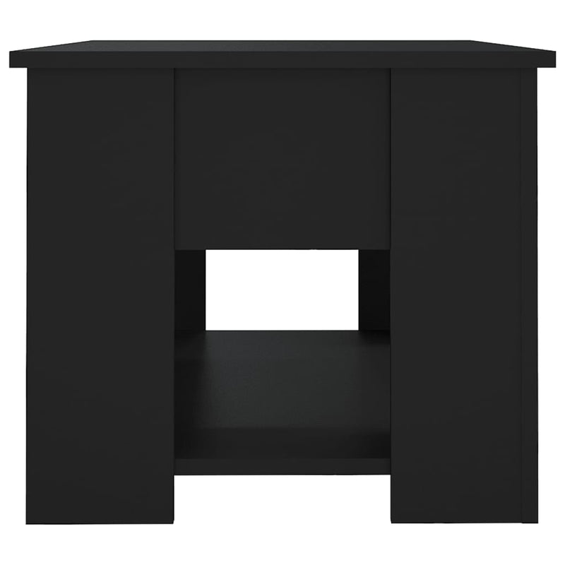 Coffee Table Black 79x49x41 cm Engineered Wood Payday Deals