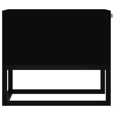 Coffee Table Black 80x40x35 cm Engineered Wood and Iron Payday Deals
