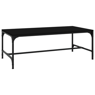Coffee Table Black 80x50x35 cm Engineered Wood Payday Deals