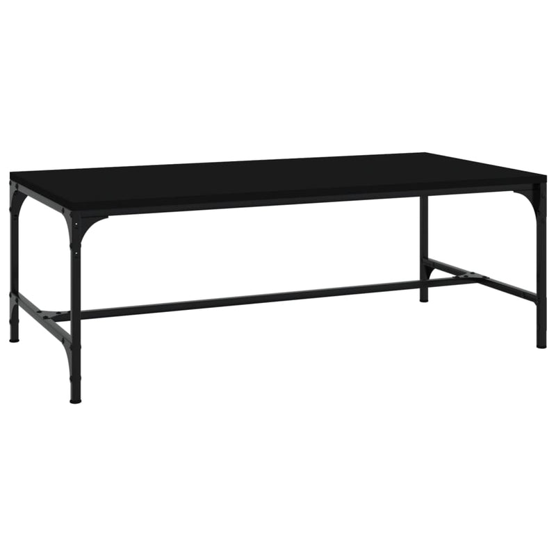 Coffee Table Black 80x50x35 cm Engineered Wood Payday Deals
