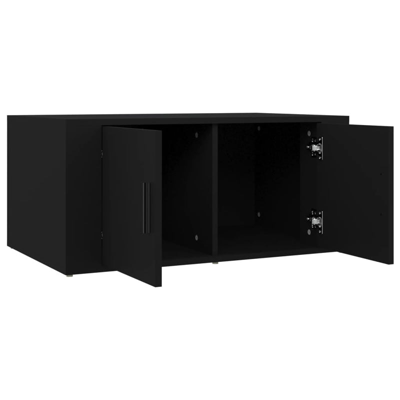 Coffee Table Black 80x50x36 cm Engineered Wood Payday Deals