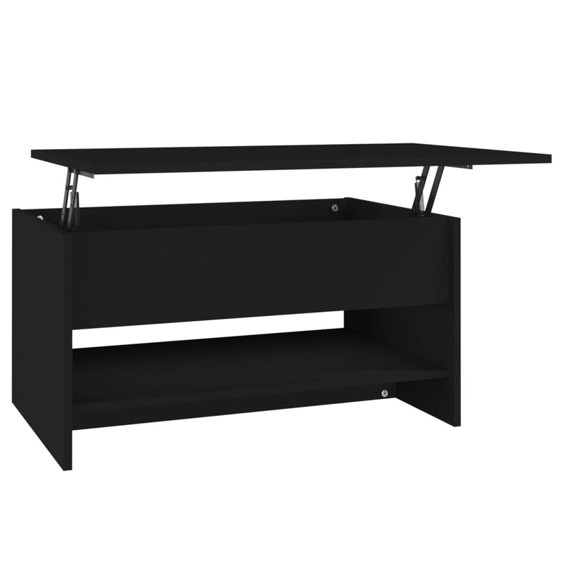 Coffee Table Black 80x50x40 cm Engineered Wood Payday Deals