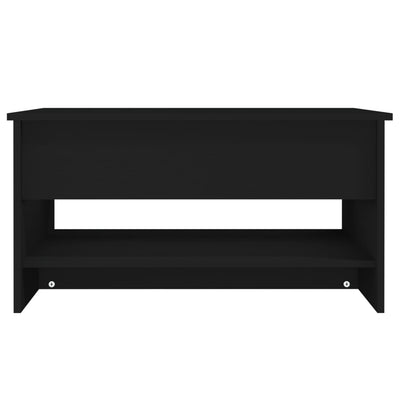 Coffee Table Black 80x50x40 cm Engineered Wood Payday Deals