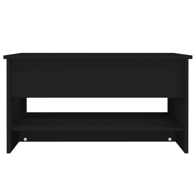 Coffee Table Black 80x50x40 cm Engineered Wood Payday Deals