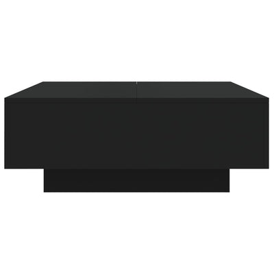 Coffee Table Black 80x80x31 cm Engineered Wood Payday Deals