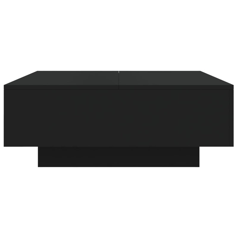 Coffee Table Black 80x80x31 cm Engineered Wood Payday Deals