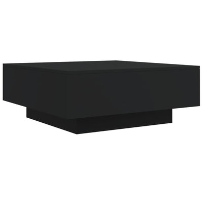 Coffee Table Black 80x80x31 cm Engineered Wood Payday Deals