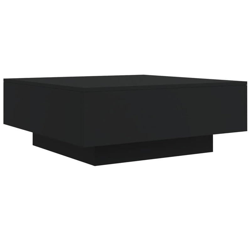 Coffee Table Black 80x80x31 cm Engineered Wood Payday Deals