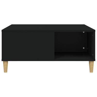 Coffee Table Black 80x80x36.5 cm Engineered Wood Payday Deals