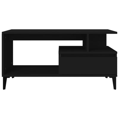 Coffee Table  Black 90x49x45 cm Engineered Wood Payday Deals