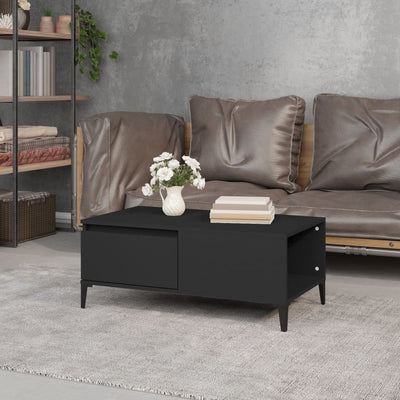 Coffee Table Black 90x50x36.5 cm Engineered Wood Payday Deals