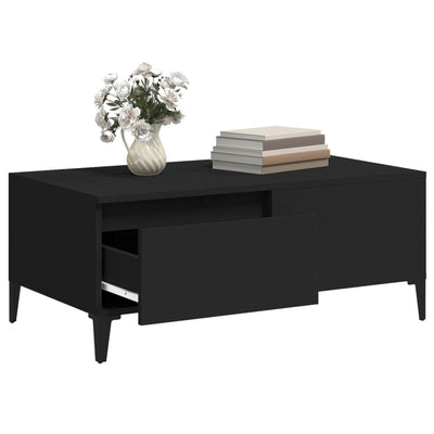 Coffee Table Black 90x50x36.5 cm Engineered Wood Payday Deals