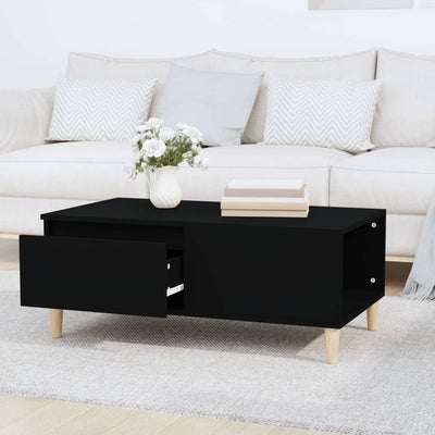 Coffee Table Black 90x50x36.5 cm Engineered Wood Payday Deals