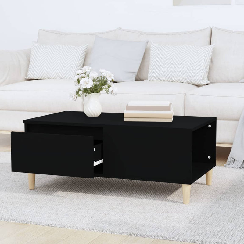 Coffee Table Black 90x50x36.5 cm Engineered Wood Payday Deals