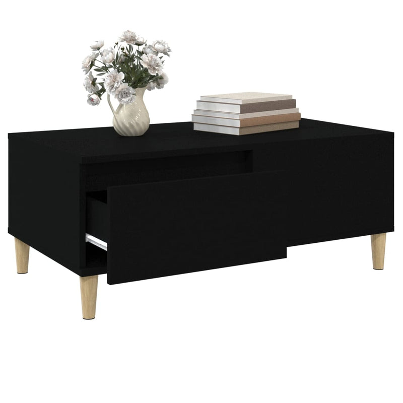 Coffee Table Black 90x50x36.5 cm Engineered Wood Payday Deals