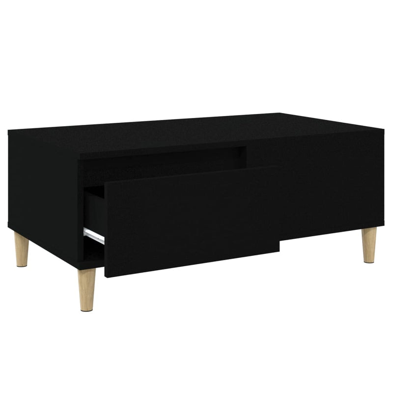 Coffee Table Black 90x50x36.5 cm Engineered Wood Payday Deals