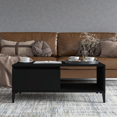 Coffee Table Black 90x50x36.5 cm Engineered Wood Payday Deals