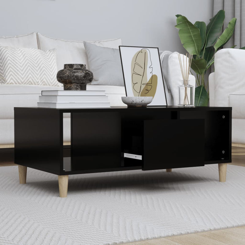 Coffee Table Black 90x50x36.5 cm Engineered Wood Payday Deals