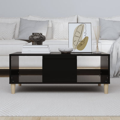 Coffee Table Black 90x50x36.5 cm Engineered Wood Payday Deals