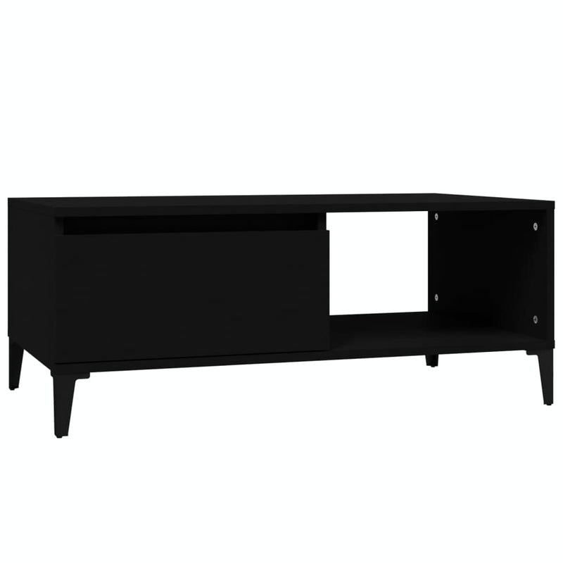 Coffee Table Black 90x50x36.5 cm Engineered Wood Payday Deals