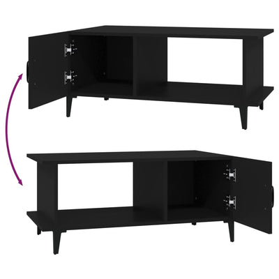 Coffee Table Black 90x50x40 cm Engineered Wood Payday Deals
