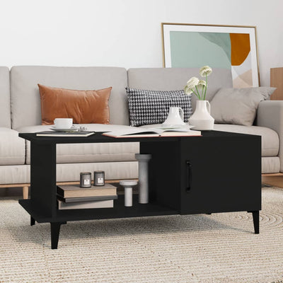 Coffee Table Black 90x50x40 cm Engineered Wood Payday Deals