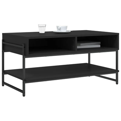 Coffee Table Black 90x50x45 cm Engineered Wood Payday Deals