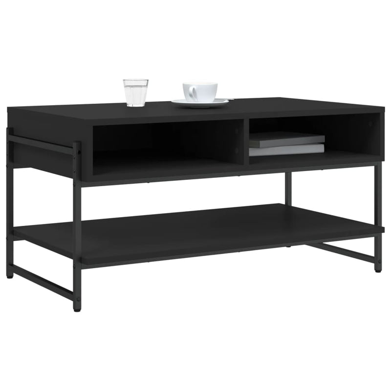 Coffee Table Black 90x50x45 cm Engineered Wood Payday Deals