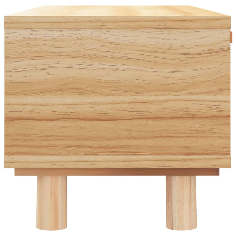 Coffee Table Brown 80x40x30 cm Engineered Wood&Solid Wood Pine Payday Deals