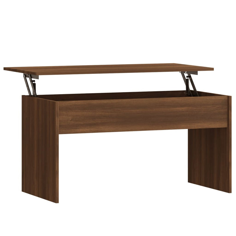 Coffee Table Brown Oak 102x50.5x52.5 cm Engineered Wood Payday Deals