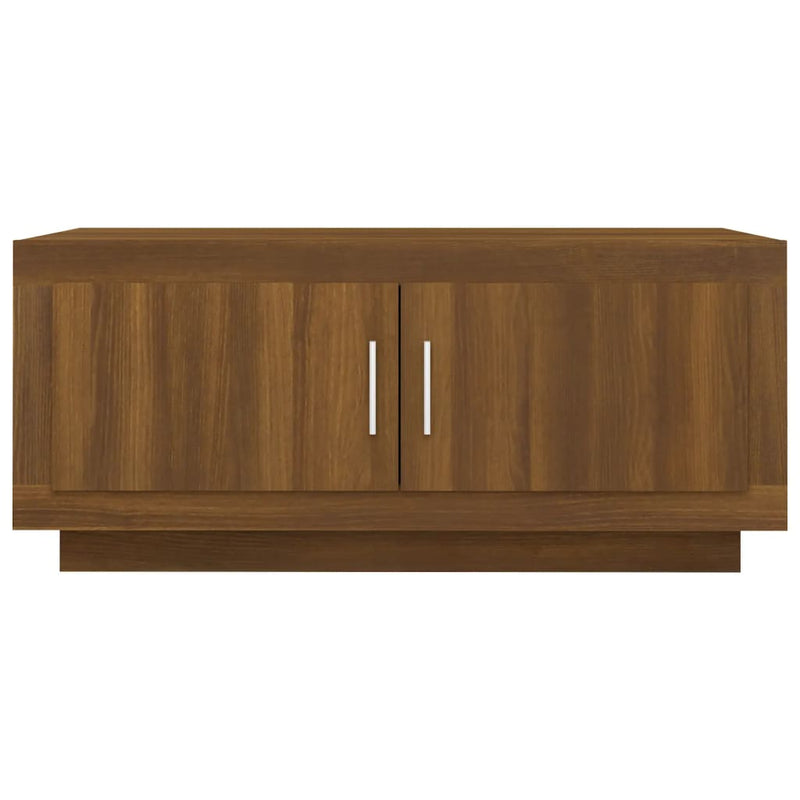 Coffee Table Brown Oak 102x50x45 cm Engineered Wood Payday Deals