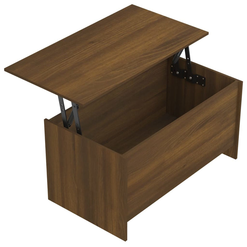 Coffee Table Brown Oak 102x55.5x52.5 cm Engineered Wood Payday Deals