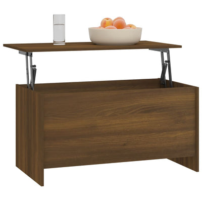 Coffee Table Brown Oak 102x55.5x52.5 cm Engineered Wood Payday Deals