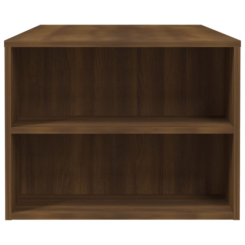 Coffee Table Brown Oak 102x55x42 cm Engineered Wood Payday Deals