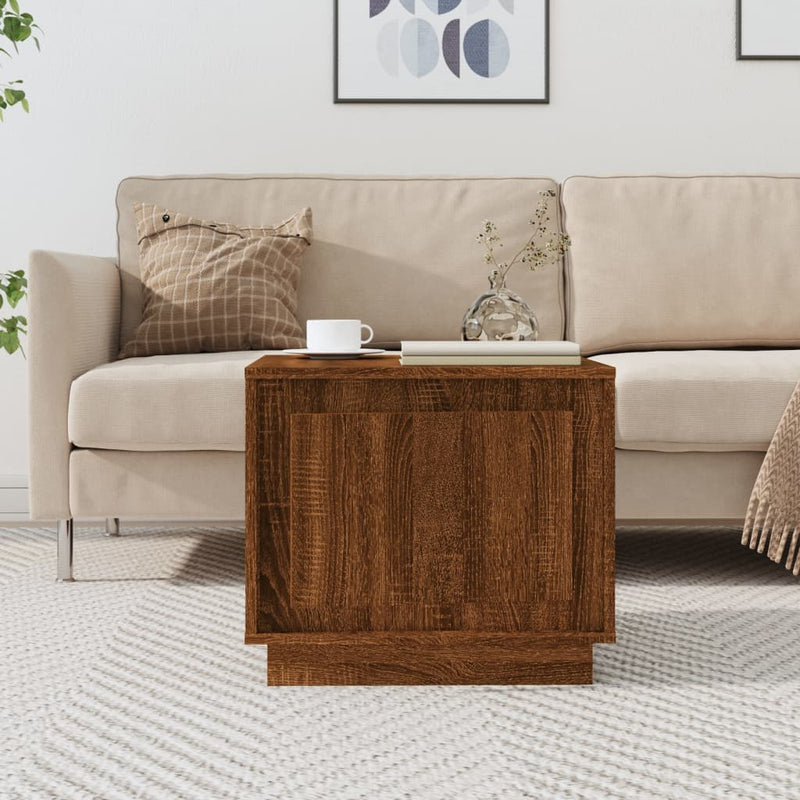 Coffee Table Brown Oak 51x50x44 cm Engineered Wood Payday Deals