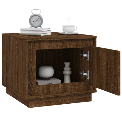 Coffee Table Brown Oak 51x50x44 cm Engineered Wood Payday Deals